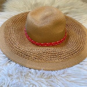 JCrew straw hat M/L NWT